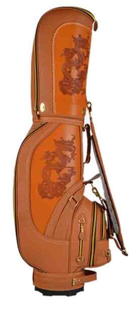 PGM High Quality PU Leather Dragon Golf Club Bag