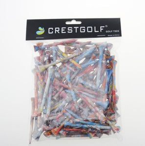 CRESTGOLF" Wooden Golf Tees