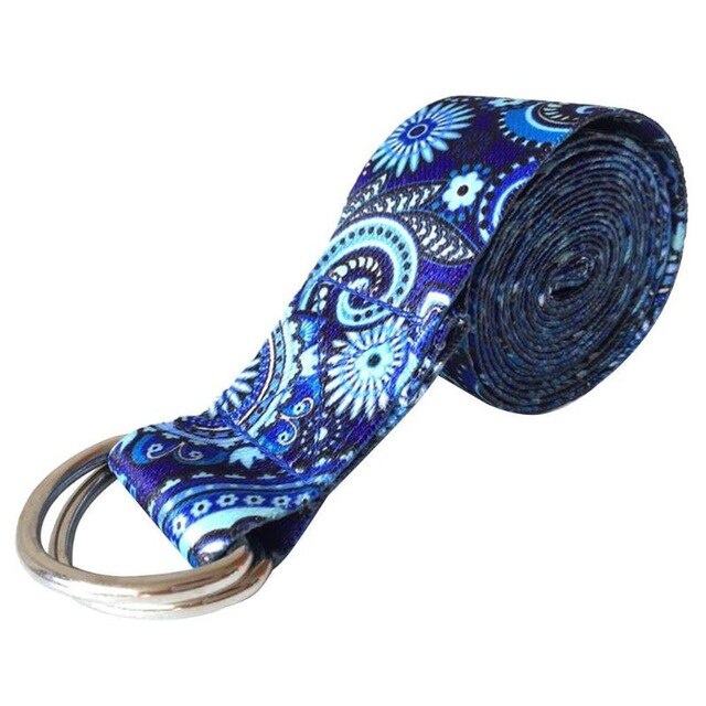 Printed Adjustable Yoga Belt