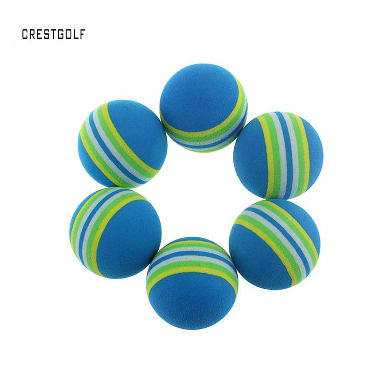 CRESTGOLF 50/100/200pcs Rainbow PU Foam balls Golf Practice Balls