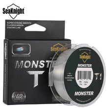 Load image into Gallery viewer, SeaKnight MONSTER T1 100% Fluorocarbon Coating Fishing Line