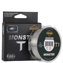 Load image into Gallery viewer, SeaKnight MONSTER T1 100% Fluorocarbon Coating Fishing Line