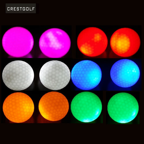 CRESTGOLF 4pcs per pack Hi-Q USGA Led Golf Balls