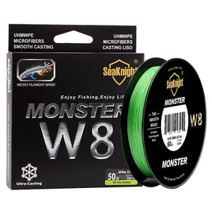 SeaKnight 10pcs MONSTER W8 300M 8 Strands PE Fishing Line Braided Line