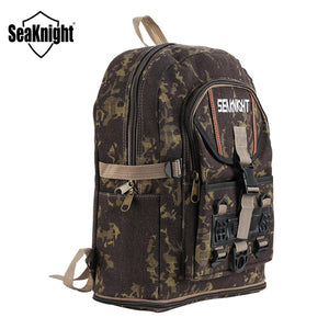 SeaKnight SK006 Fishing Bag 25L Waterproof Canvas Backpack