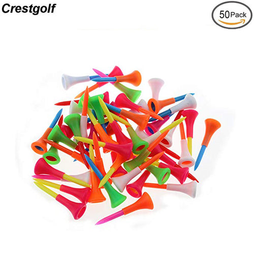 CrestgolMulti Color Plastic Golf Tees