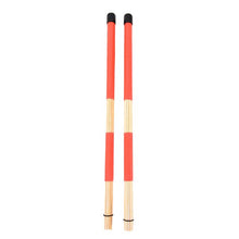 Load image into Gallery viewer, Red Black Jazz Drum Brushes